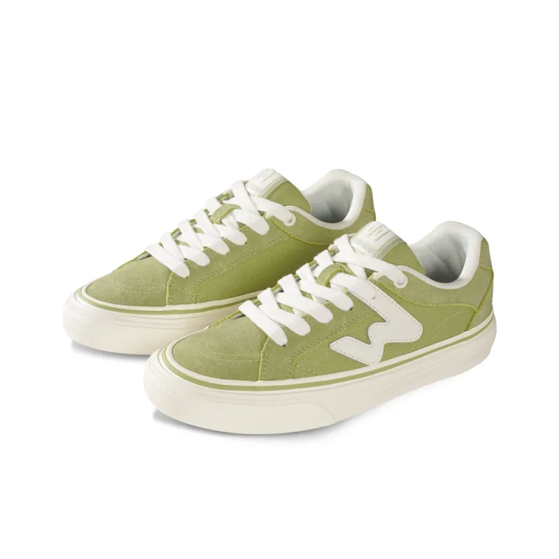 Ollieskate Wear resistant And Lightweight Low Top Skateboard Shoes Unisex Light Green-2