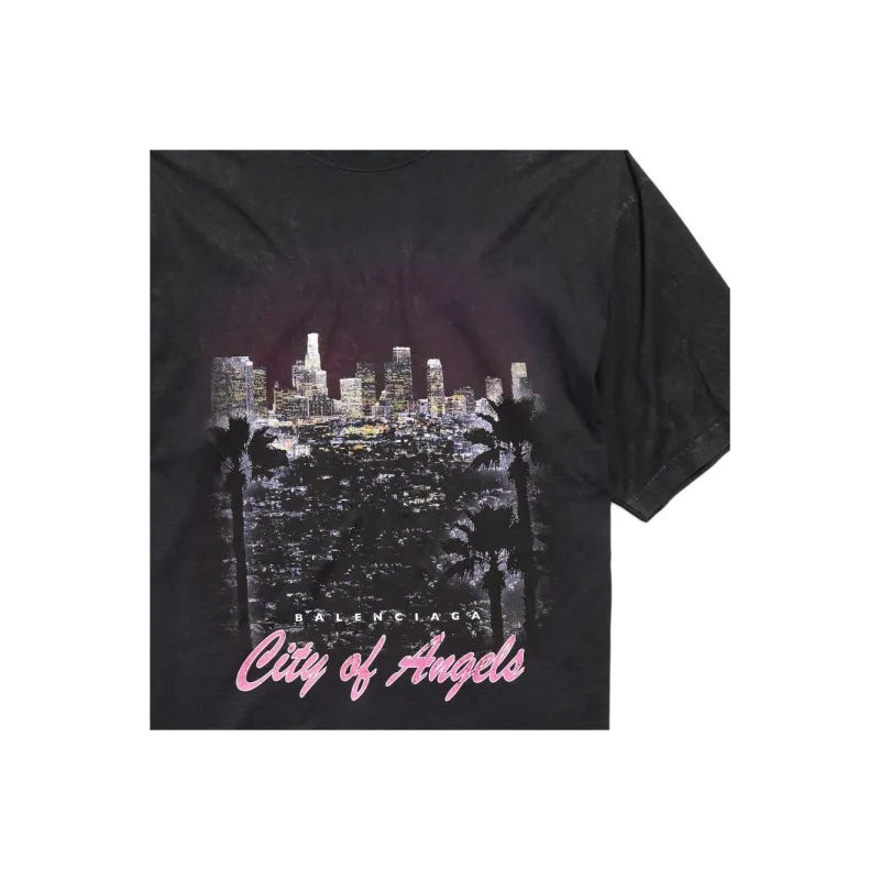Balenciaga SS25 T Shirt Regular Fit Unisex Black-7
