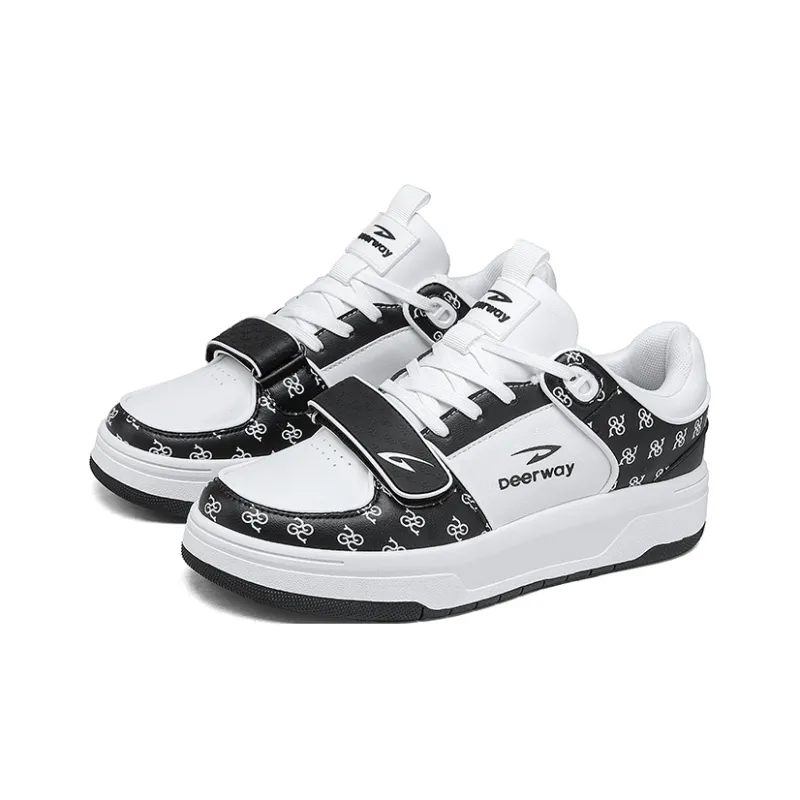 DEERWAY Anti Slip Wear Resistant Low Top Skateboard Shoes Men's-1