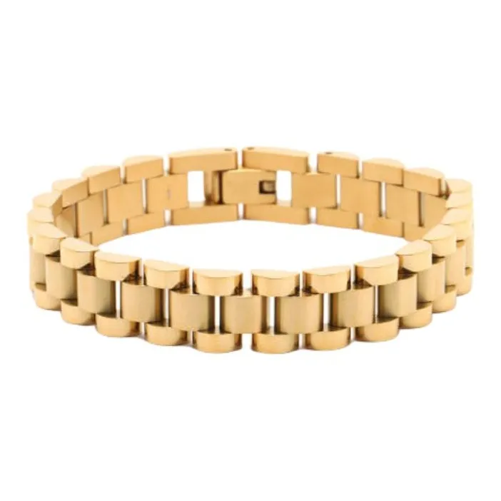 AMBUSH Stainless Steel Bracelets Unisex Gold-1