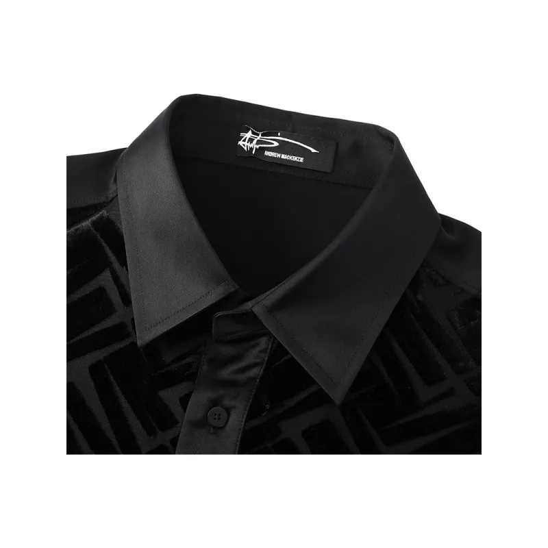 ANDREW MACKENZIE Shirts Unisex Black-5