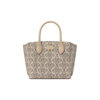 Kate Spade Artificial Leather Tote Bag, Shopping Bag, Shoulder Bag, Crossbody Bag, Handbag Medium Size Women's Khaki