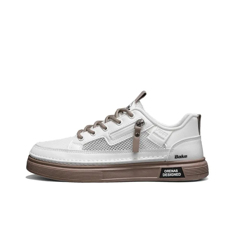 BAKE Slip Resistant, Abrasion Resistant, Breathable Low Top Skateboard Shoes Men's-10