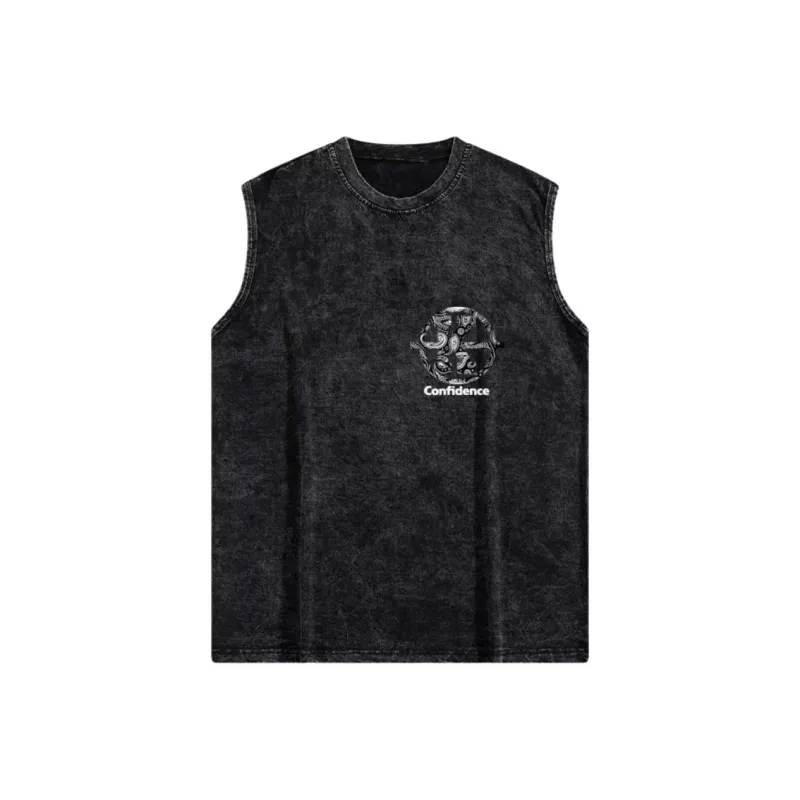 MEIKE Tank Tops Unisex Gray-0