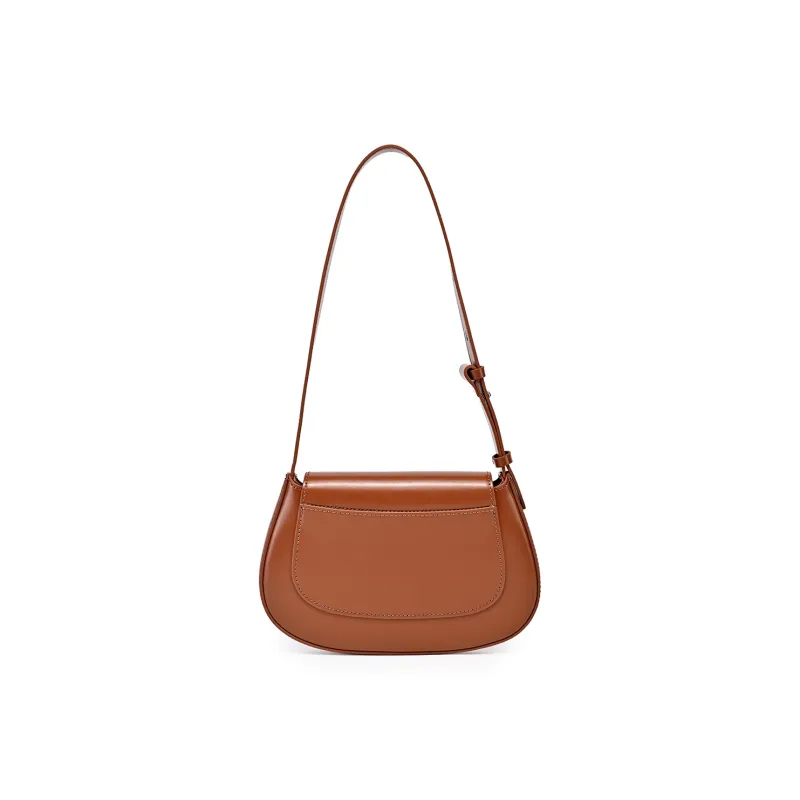 AQUASCUTUM Flap Lightweight Handbag, Shoulder Bag Women's Bag Regular Women's Black/Brown/Ecru-3