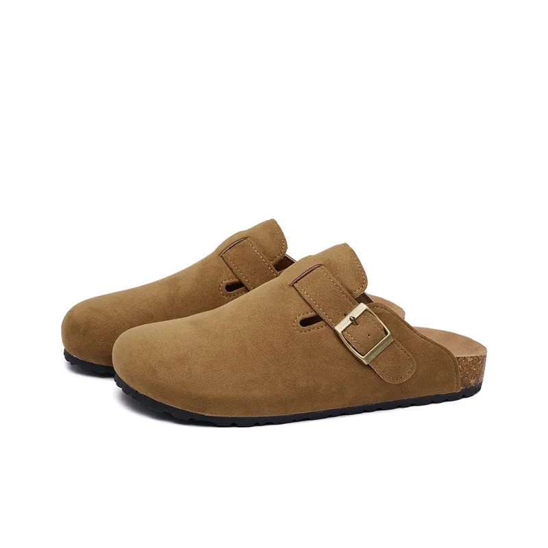 GDXF Quiet Odor Resistant Abrasion Resistant Slip Resistant Closed Toe Slippers Unisex-9