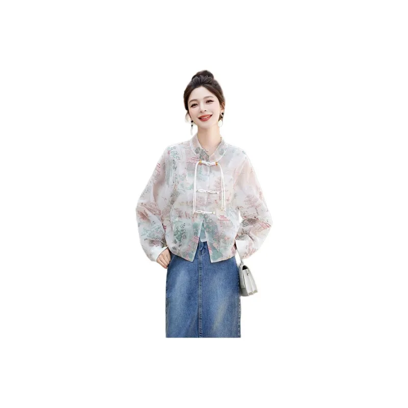 Mu Xiao Xin Cropped Coat Women's-3