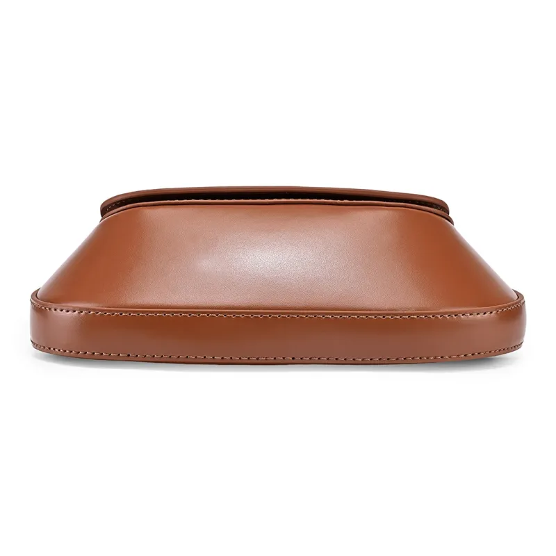 AQUASCUTUM Flap Lightweight Handbag, Shoulder Bag Women's Bag Regular Women's Black/Brown/Ecru-4
