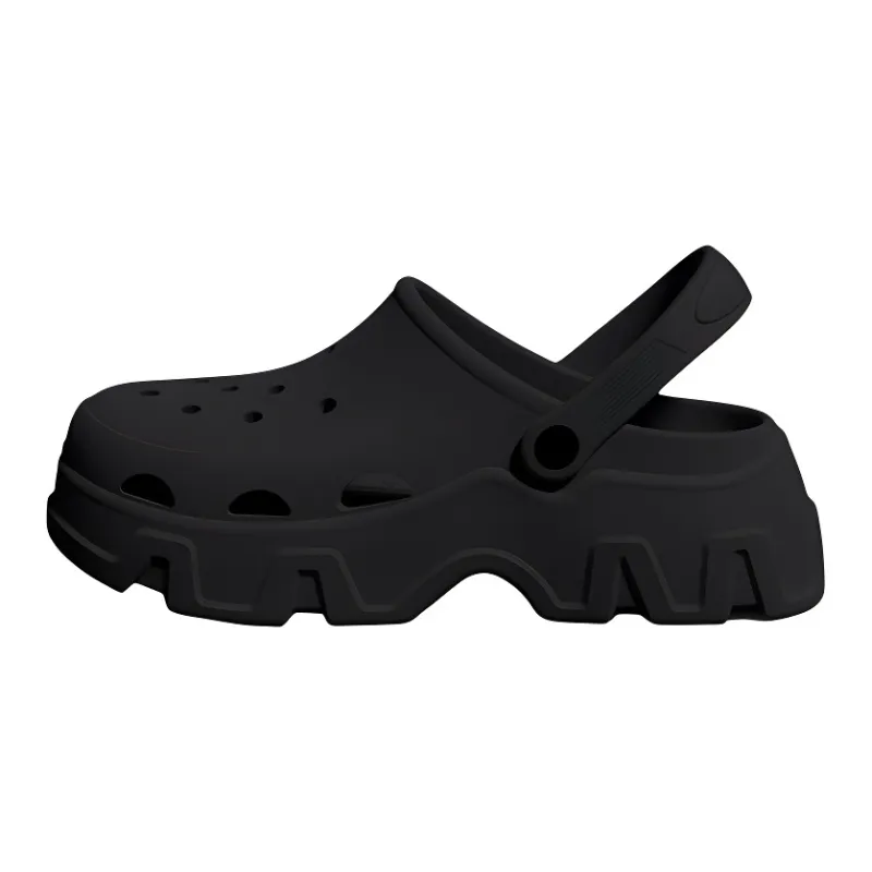LUNNIFEIYA Clogs Outerwear Breathable Slip Resistant Home Slippers-8