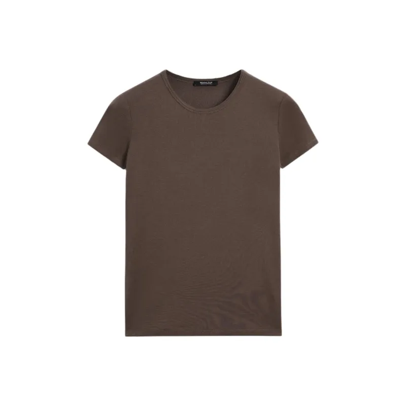 Massimo Dutti T Shirts Women's Brown-0