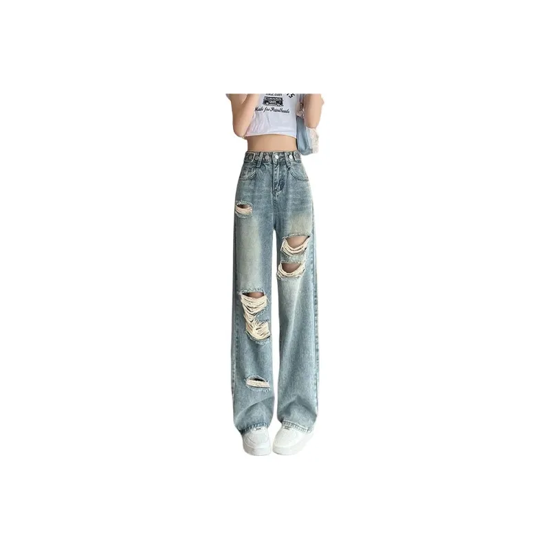 Concubine Zhu Jeans Women's Light Blue-0