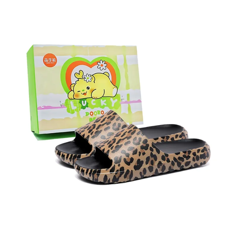 Budding Bear EVA Slip Resistant Odor Resistant Abrasion Resistant Slide Slippers Unisex-0