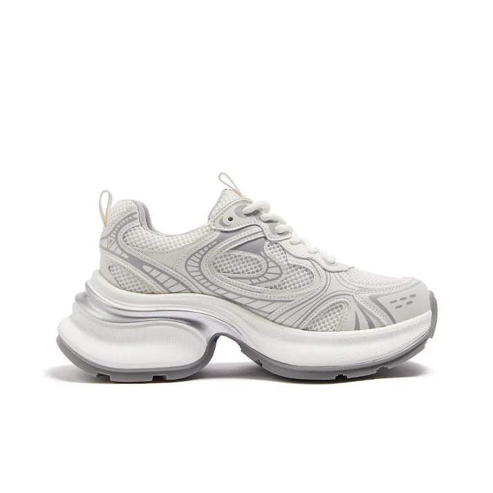 CAMEL Height Increasing Breathable Chunky Sneakers Women's-1