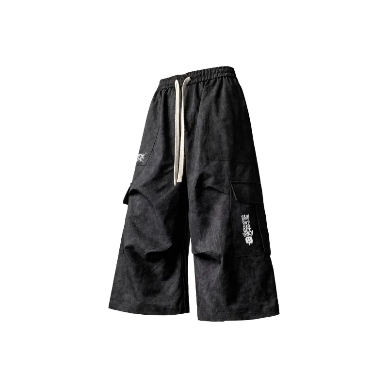 Qnxeey Cargo Shorts Unisex-0
