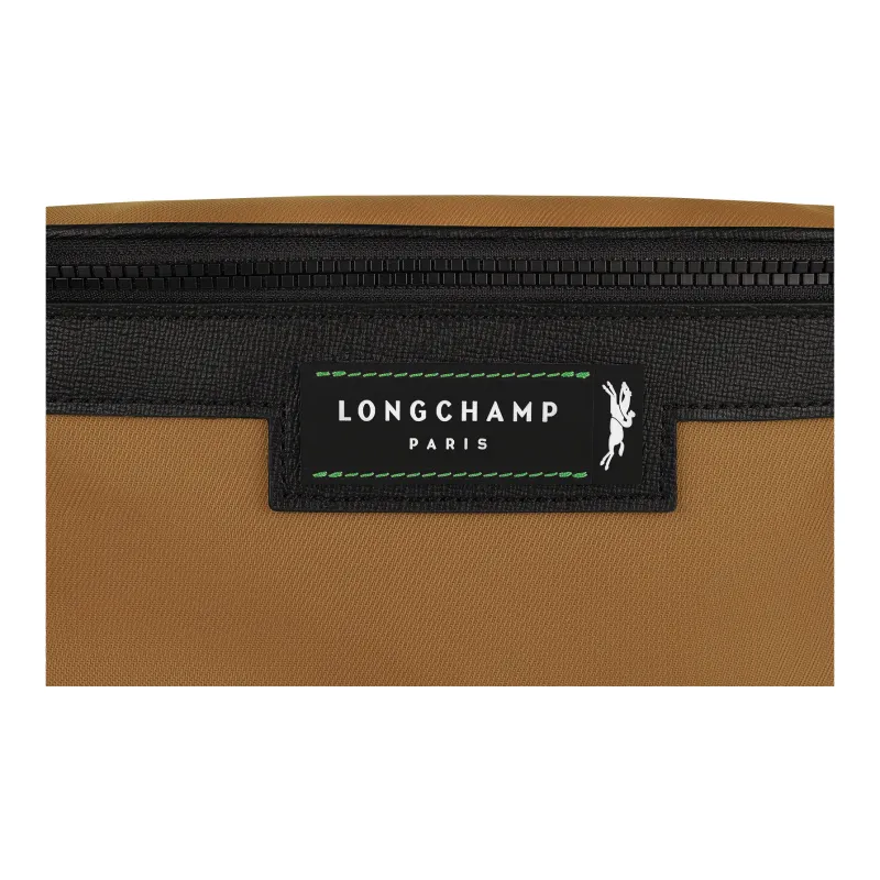 LONGCHAMP Le Pliage Energy Large Cow Leather Trim Shoulder Bag Crossbody Bag Fanny Pack Men's Brown-3