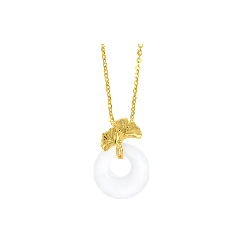 Yu Shangxuan Natural Chalcedony Necklaces Unisex-0
