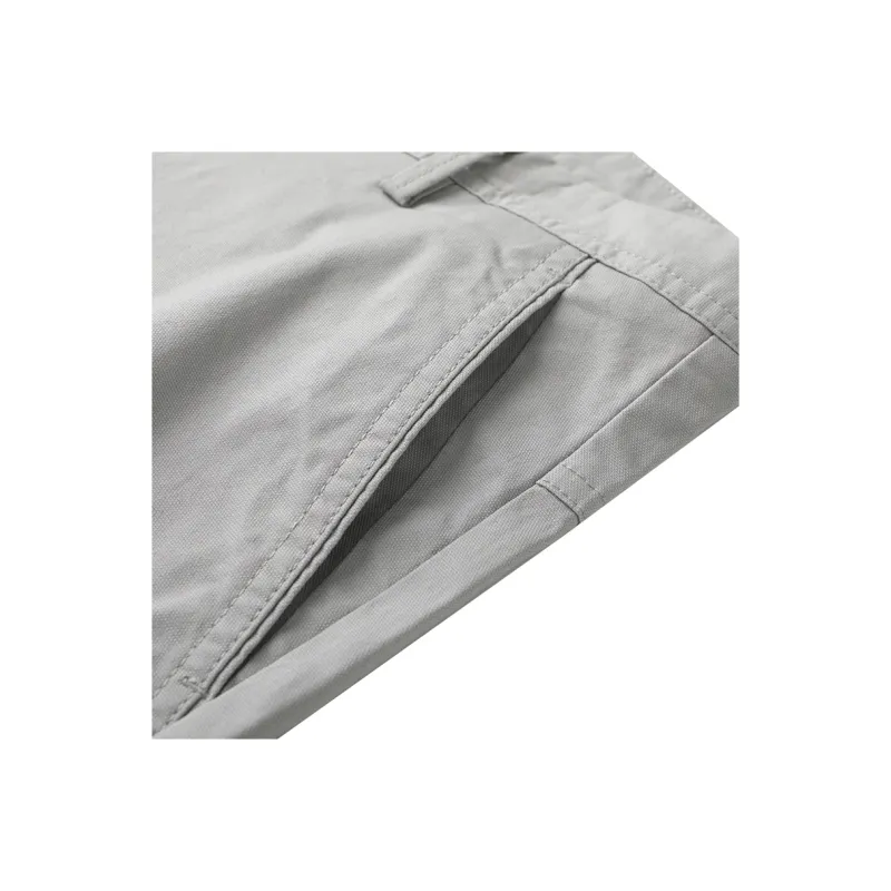 ARTSDON Casual Shorts Men Light Gray-4
