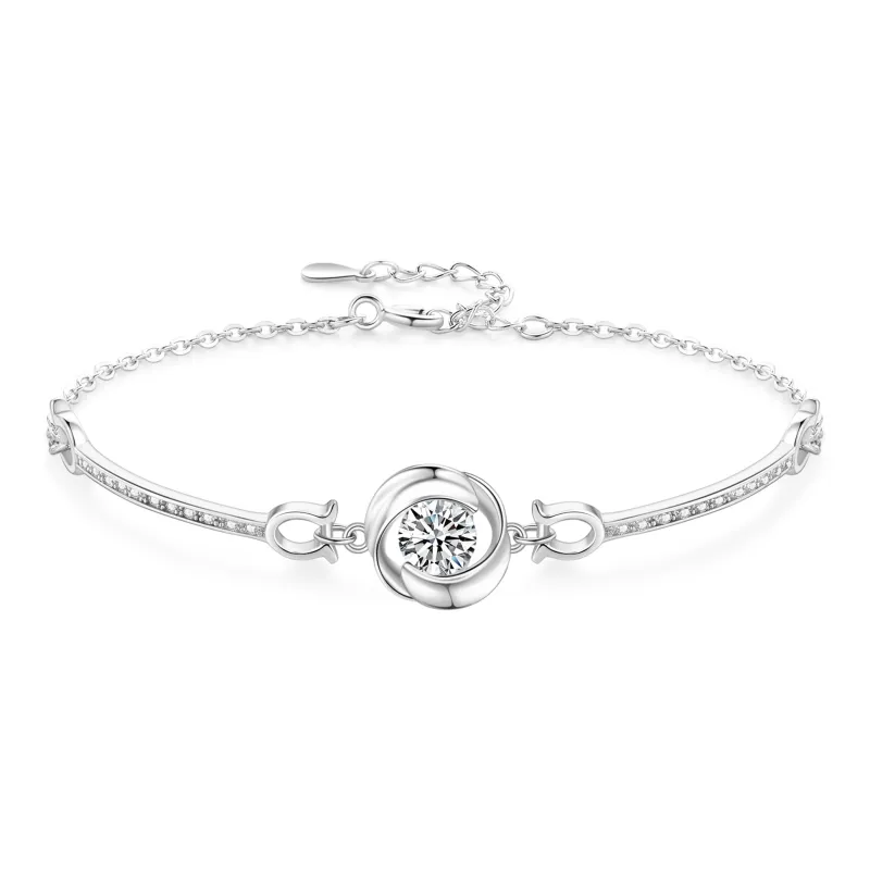 Lao Feng Xiang S999 Fine Silver Bracelets Women's-0