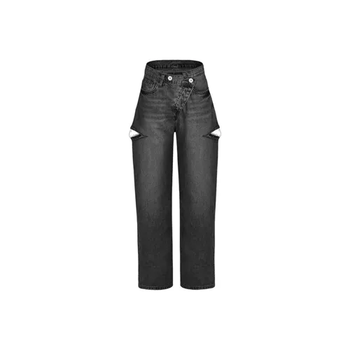 Three Quarters Jeans Women's Black