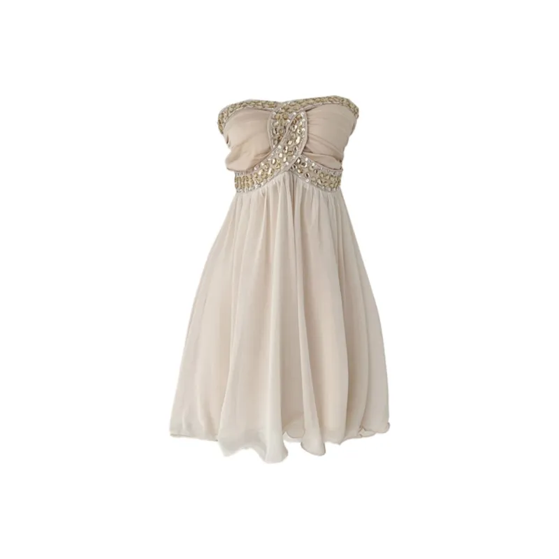 EFCR Sleeveless Dresses Women's Bead High End-0