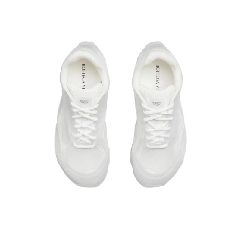 Bottega Veneta Orbit Low Top Casual Shoes Unisex White-4