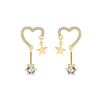 ONEKISS Artificial Zircon Earrings Women's