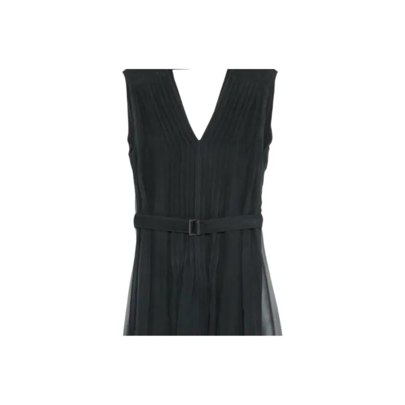 Brunello Cucinelli Pleated Sleeveless Dress-3