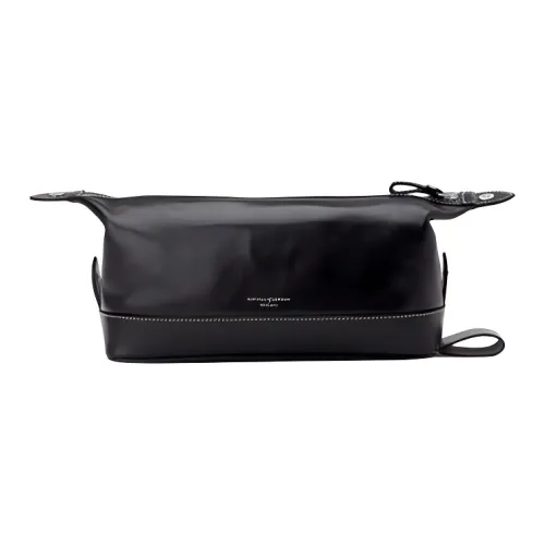 Bum Bags & Belt Bags Cow Leather Toiletry Bag Men's Black