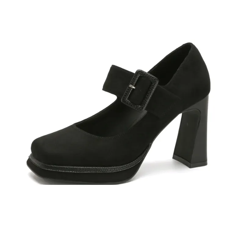TADSW Chunky Heel High Heels Women's-3