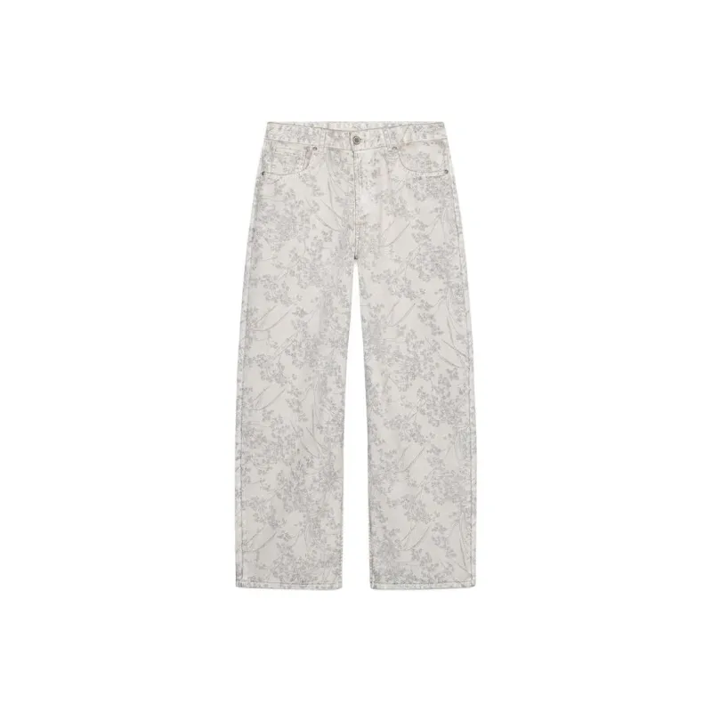 ZARA ZW Series Jeans Women's White-0