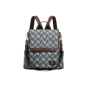 H YXIANG PVC Backpack Regular Women's Blue
