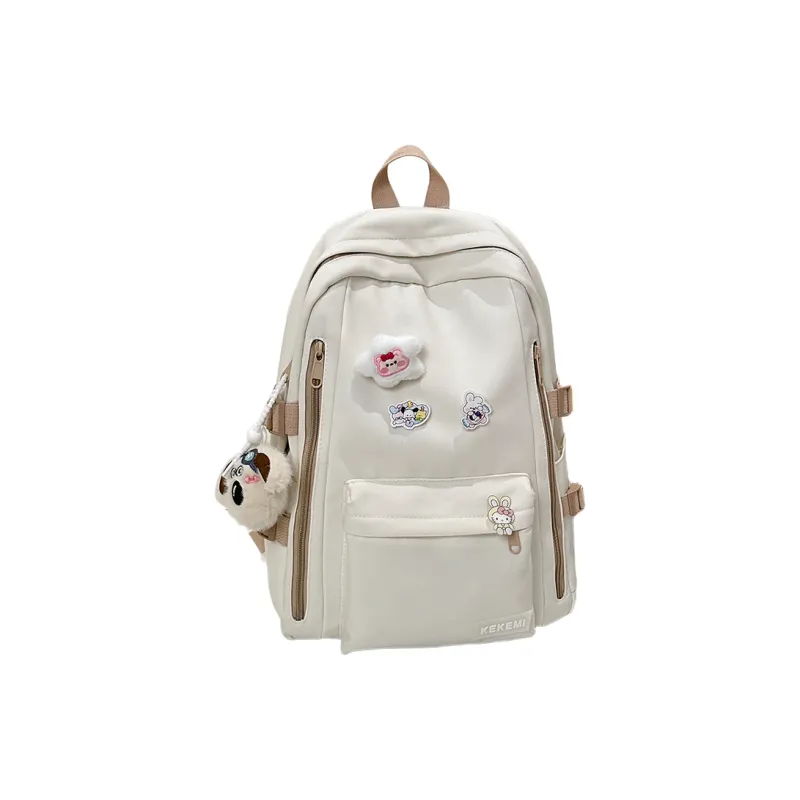 Wolfhorse Nylon Backpack Unisex Yellow/Blue/Green/White/Black-33