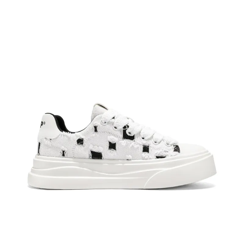 Yi Jiabao Slip Resistant, Abrasion Resistant, Breathable Low Top Skateboard Shoes Men's-1