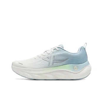 XTEP Breathable And Slip Resistant Low Top Casual Running Shoes Men's White Blue