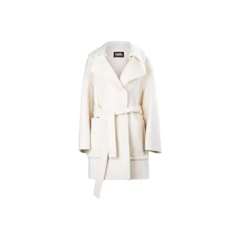 KARL LAGERFELD Coat Women's White