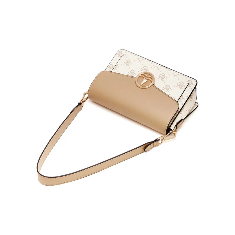 NAVIGARE PVC Shoulder Bag Women's Coffee-7
