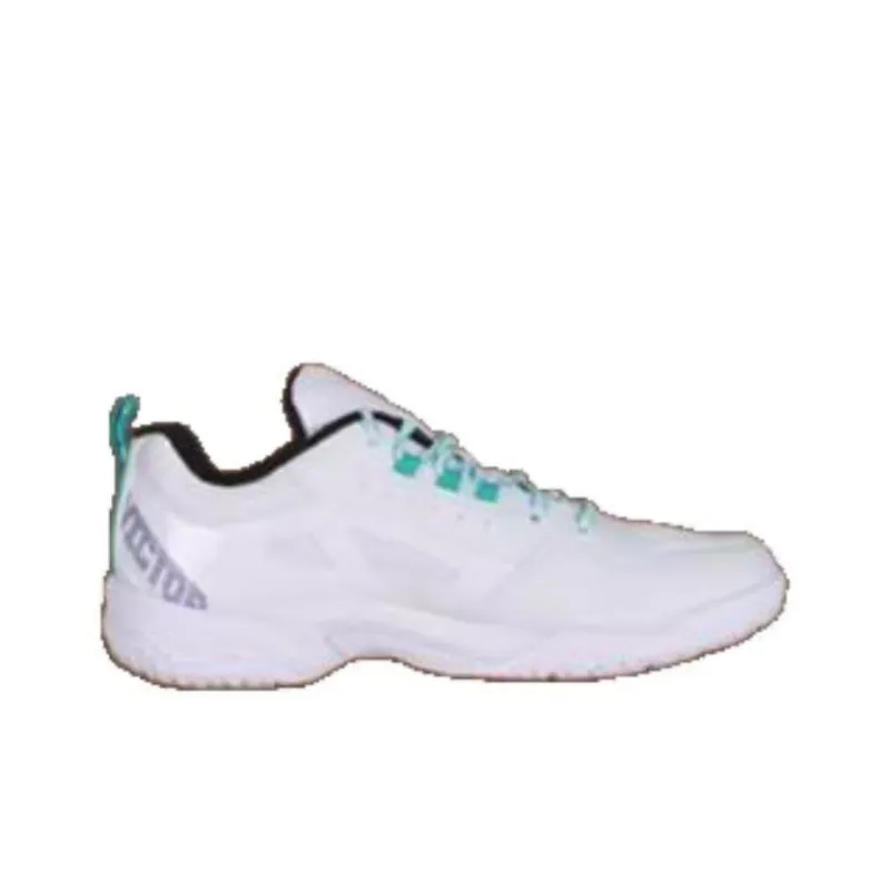 VICTOR Shock Absorbers With Slip Resistant Features Low Top Badminton Shoes Unisex White Purple-1