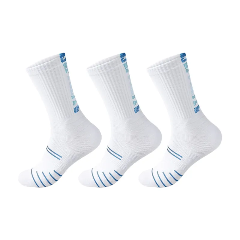 SHIWAJI Knee High Socks Men's 3 Pack-4