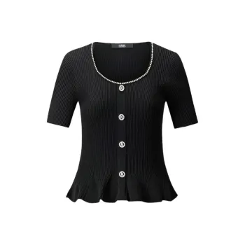 KARL LAGERFELD SS25 T Shirt Women's Black