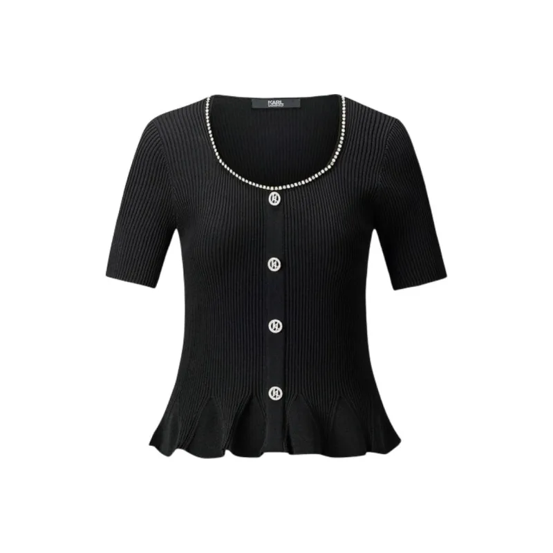 KARL LAGERFELD SS25 T Shirt Women's Black-0