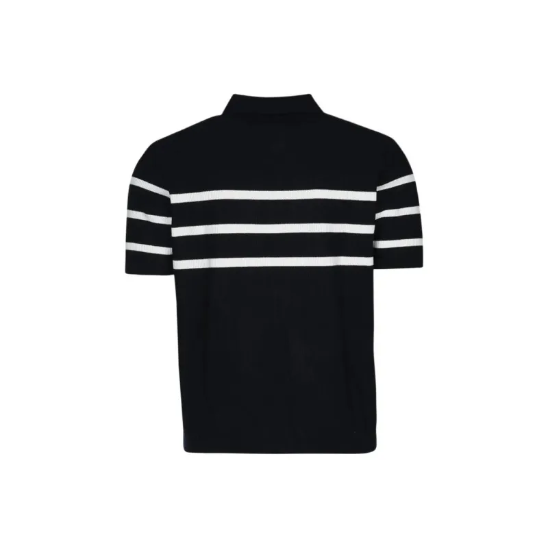 Paul & Shark Striped Cotton Polo Shirt-1