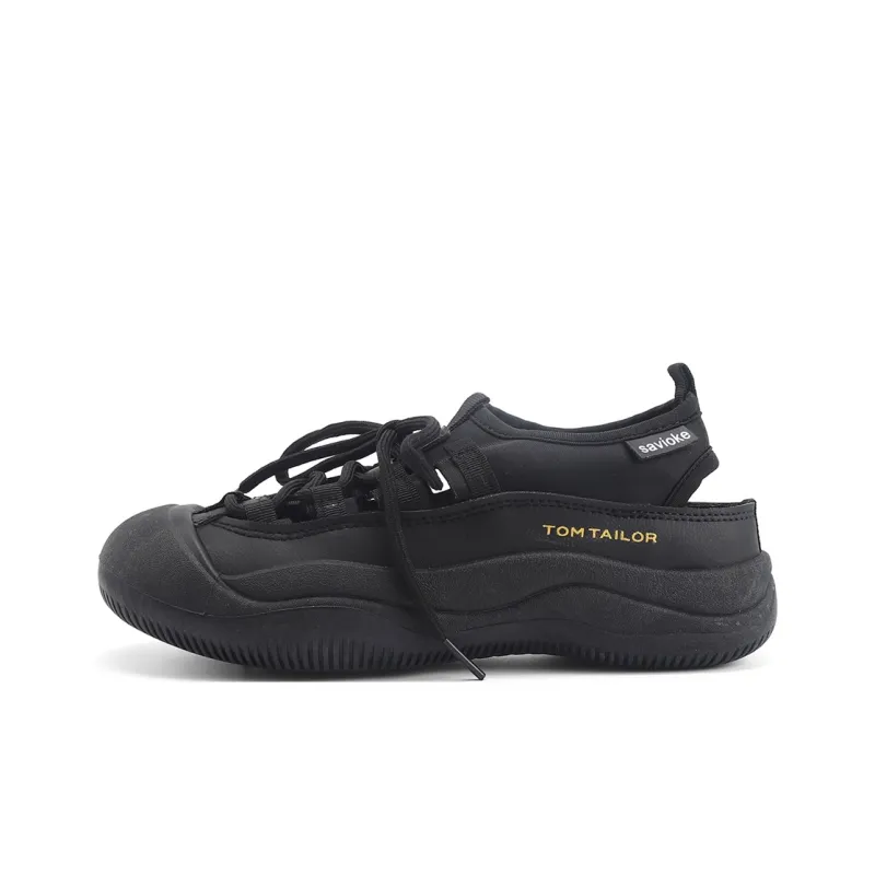 TOM TAILOR Low Top Casual Shoes Women's Black-0