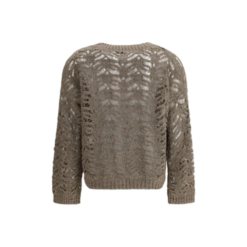 Brunello Cucinelli Knitwear Women's Gray Brown-1