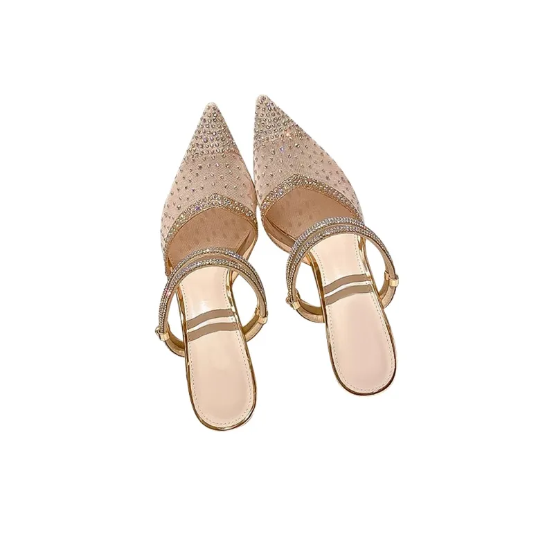 TADSW Closed Toe Slippers Women's Champagne-2