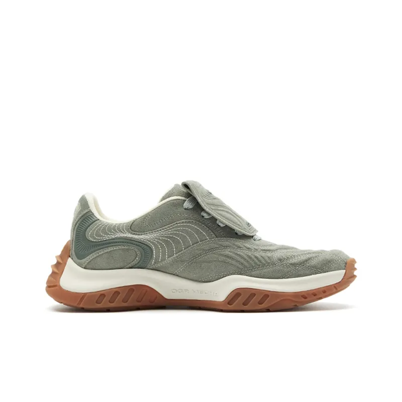 OGR NOVA Og Green Gum Abrasion Resistant, Breathable, Lightweight Low Top Casual Shoes Unisex Green-1