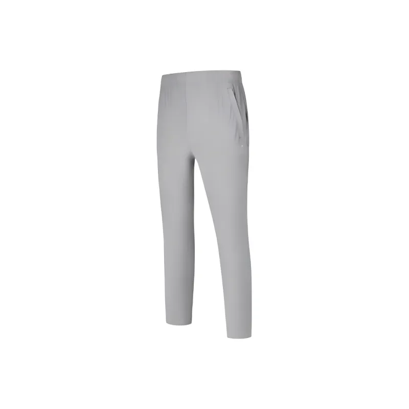 QIAODAN Men's Training Series Knitted Sweatpants Men's Cloud Peak Gray-0