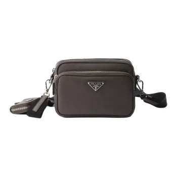PRADA Saffiano Leather Crossbody Bag, Shoulder Bag Unisex Bamboo/Cork Beige