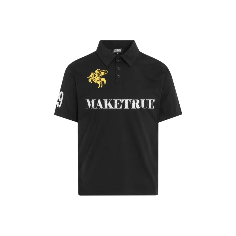 MT99 Polo Shirts Unisex Black-0