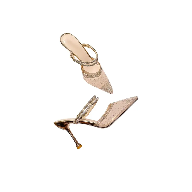 TADSW Closed Toe Slippers Women's Champagne-3