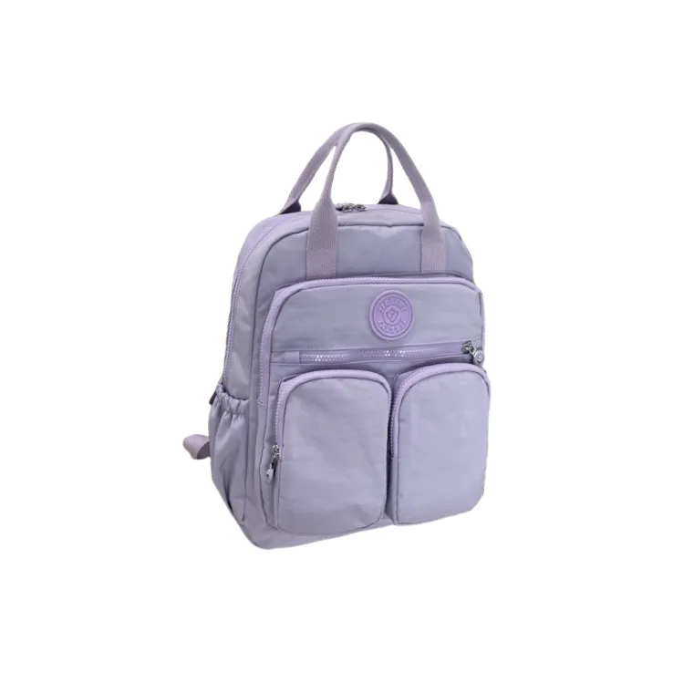 Gerlanx Nylon Fabric Backpack Unisex Multicolor-6